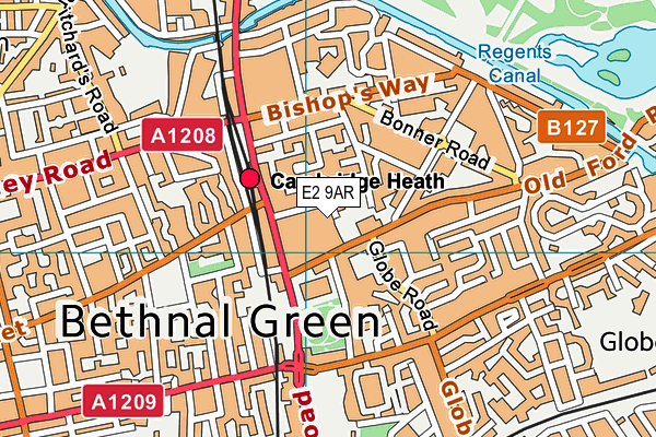 E2 9AR map - OS VectorMap District (Ordnance Survey) E2 9AR map - OS VectorMap District (Ordnance Survey)