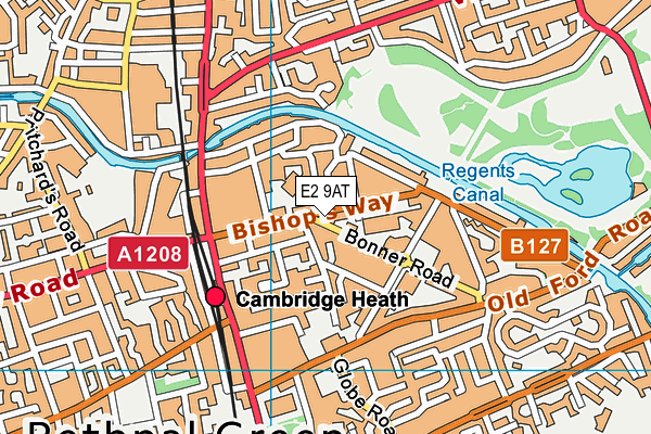 E2 9AT map - OS VectorMap District (Ordnance Survey) E2 9AT map - OS VectorMap District (Ordnance Survey)