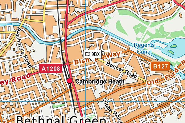 E2 9BX map - OS VectorMap District (Ordnance Survey) E2 9BX map - OS VectorMap District (Ordnance Survey)