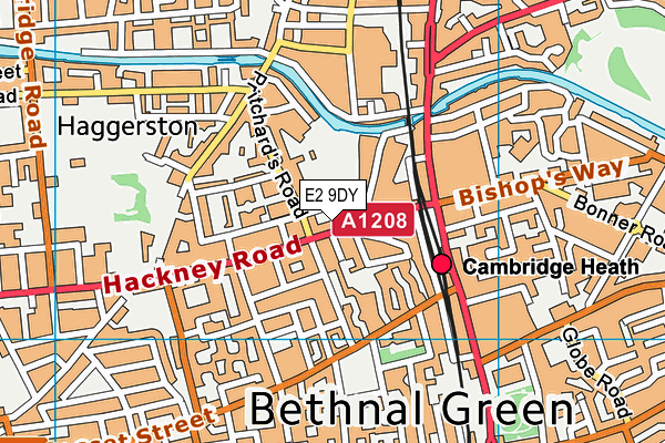 E2 9DY map - OS VectorMap District (Ordnance Survey) E2 9DY map - OS VectorMap District (Ordnance Survey)