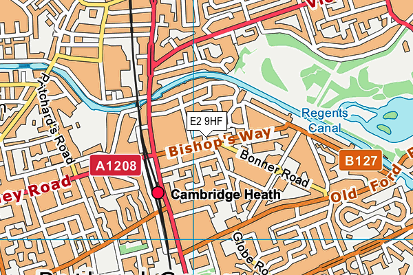 E2 9HF map - OS VectorMap District (Ordnance Survey) E2 9HF map - OS VectorMap District (Ordnance Survey)