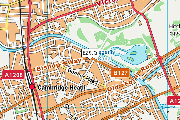 E2 9JQ map - OS VectorMap District (Ordnance Survey) E2 9JQ map - OS VectorMap District (Ordnance Survey)