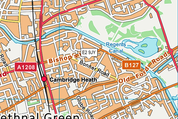 E2 9JY map - OS VectorMap District (Ordnance Survey) E2 9JY map - OS VectorMap District (Ordnance Survey)