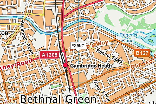 E2 9NG map - OS VectorMap District (Ordnance Survey) E2 9NG map - OS VectorMap District (Ordnance Survey)