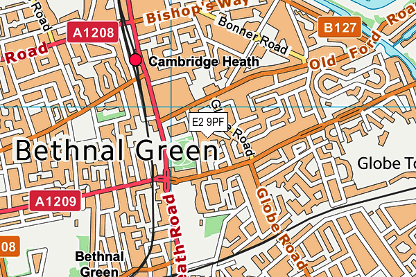 E2 9PF map - OS VectorMap District (Ordnance Survey) E2 9PF map - OS VectorMap District (Ordnance Survey)