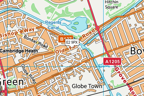 E2 9PX map - OS VectorMap District (Ordnance Survey) E2 9PX map - OS VectorMap District (Ordnance Survey)