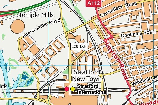 E20 1AP map - OS VectorMap District (Ordnance Survey) E20 1AP map - OS VectorMap District (Ordnance Survey)