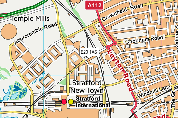 E20 1AS map - OS VectorMap District (Ordnance Survey) E20 1AS map - OS VectorMap District (Ordnance Survey)