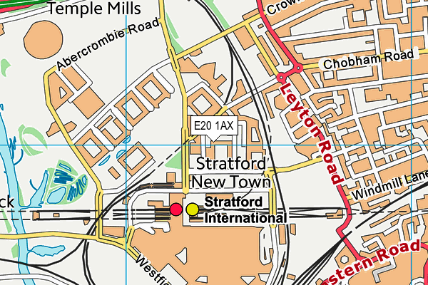 E20 1AX map - OS VectorMap District (Ordnance Survey) E20 1AX map - OS VectorMap District (Ordnance Survey)