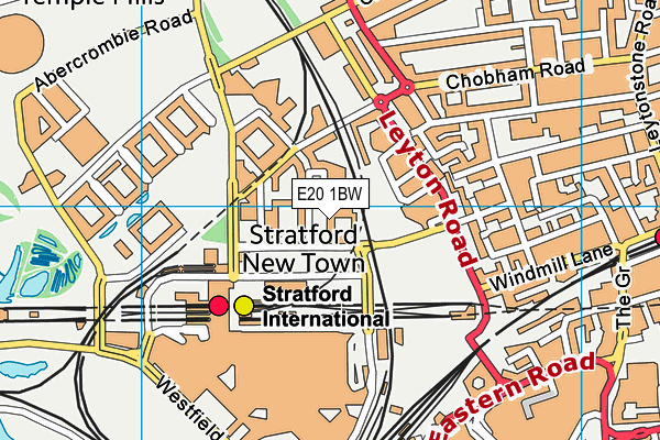 E20 1BW map - OS VectorMap District (Ordnance Survey) E20 1BW map - OS VectorMap District (Ordnance Survey)