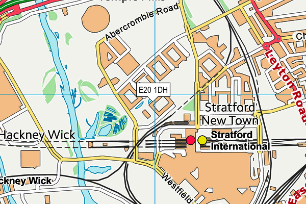 E20 1DH map - OS VectorMap District (Ordnance Survey) E20 1DH map - OS VectorMap District (Ordnance Survey)