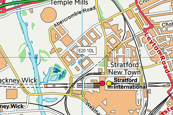 E20 1DL map - OS VectorMap District (Ordnance Survey) E20 1DL map - OS VectorMap District (Ordnance Survey)