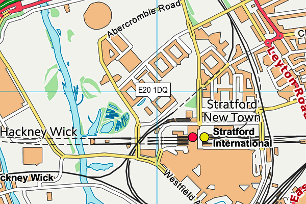 E20 1DQ map - OS VectorMap District (Ordnance Survey) E20 1DQ map - OS VectorMap District (Ordnance Survey)