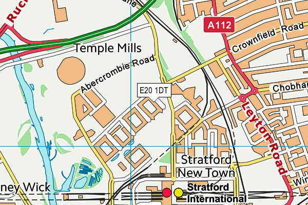 E20 1DT map - OS VectorMap District (Ordnance Survey) E20 1DT map - OS VectorMap District (Ordnance Survey)