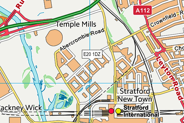 E20 1DZ map - OS VectorMap District (Ordnance Survey) E20 1DZ map - OS VectorMap District (Ordnance Survey)