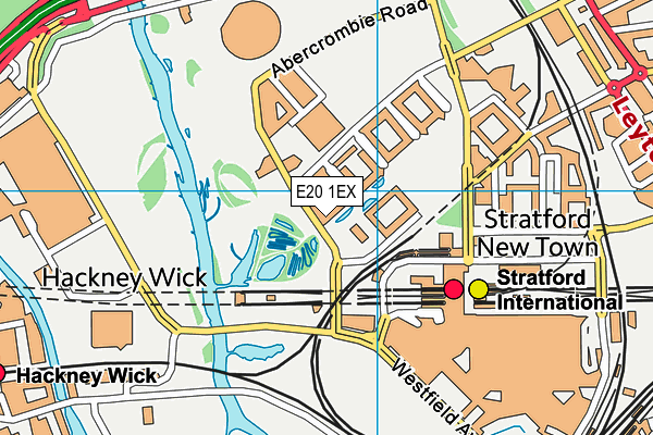 E20 1EX map - OS VectorMap District (Ordnance Survey) E20 1EX map - OS VectorMap District (Ordnance Survey)