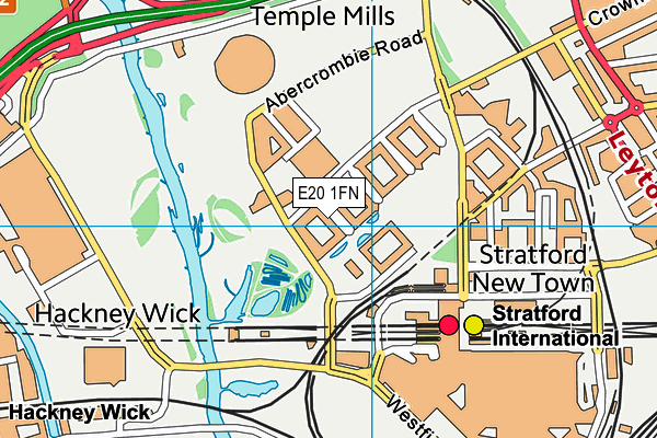 E20 1FN map - OS VectorMap District (Ordnance Survey) E20 1FN map - OS VectorMap District (Ordnance Survey)