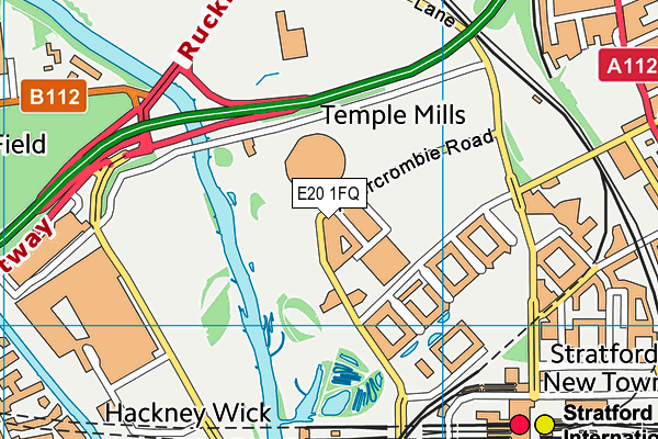 E20 1FQ map - OS VectorMap District (Ordnance Survey) E20 1FQ map - OS VectorMap District (Ordnance Survey)