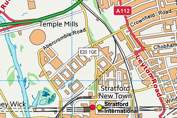 E20 1GE map - OS VectorMap District (Ordnance Survey) E20 1GE map - OS VectorMap District (Ordnance Survey)