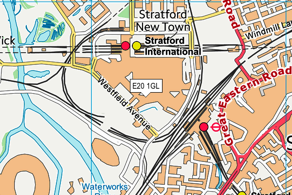 E20 1GL map - OS VectorMap District (Ordnance Survey) E20 1GL map - OS VectorMap District (Ordnance Survey)