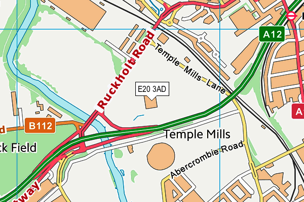 E20 3AD map - OS VectorMap District (Ordnance Survey) E20 3AD map - OS VectorMap District (Ordnance Survey)