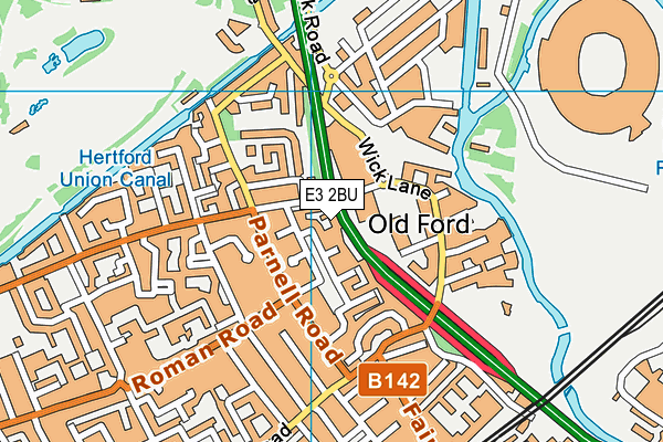 E3 2BU map - OS VectorMap District (Ordnance Survey) E3 2BU map - OS VectorMap District (Ordnance Survey)
