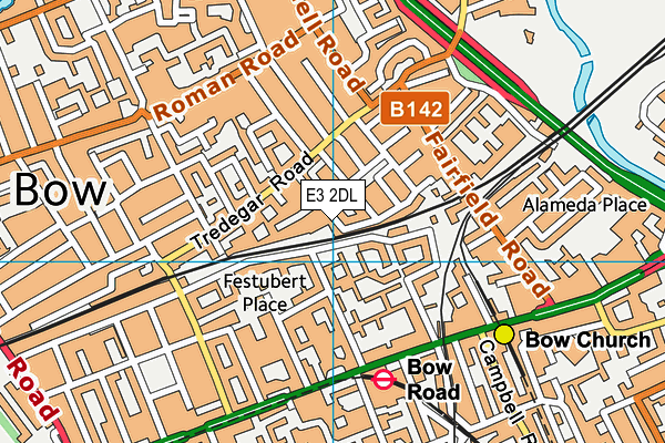 E3 2DL map - OS VectorMap District (Ordnance Survey) E3 2DL map - OS VectorMap District (Ordnance Survey)
