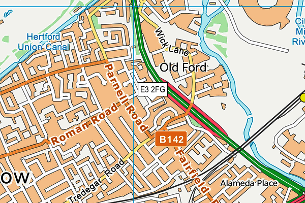 E3 2FG map - OS VectorMap District (Ordnance Survey) E3 2FG map - OS VectorMap District (Ordnance Survey)