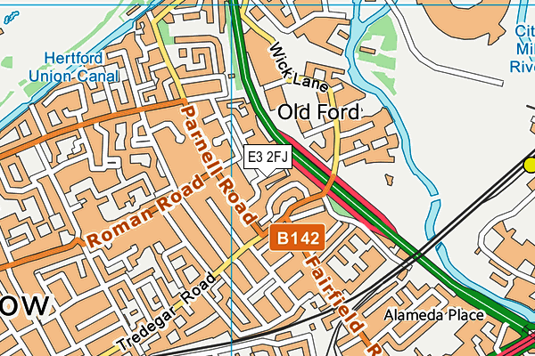 E3 2FJ map - OS VectorMap District (Ordnance Survey) E3 2FJ map - OS VectorMap District (Ordnance Survey)