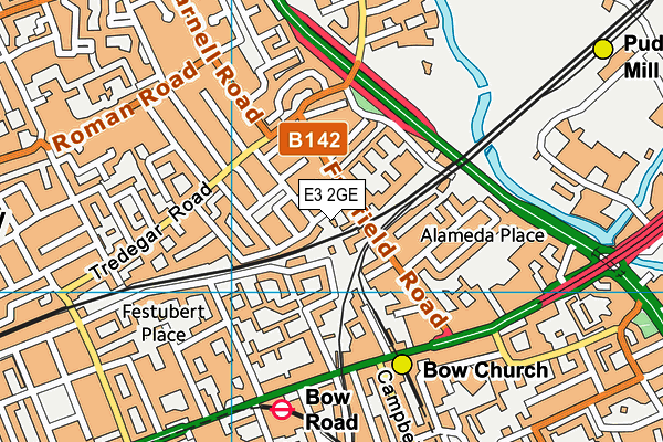 E3 2GE map - OS VectorMap District (Ordnance Survey) E3 2GE map - OS VectorMap District (Ordnance Survey)