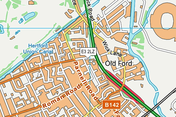 E3 2LZ map - OS VectorMap District (Ordnance Survey) E3 2LZ map - OS VectorMap District (Ordnance Survey)