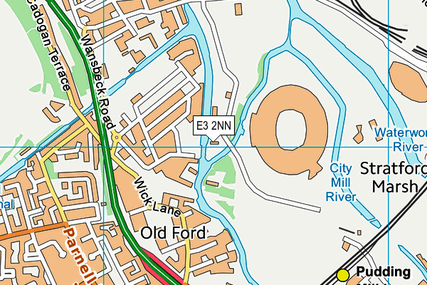 E3 2NN map - OS VectorMap District (Ordnance Survey) E3 2NN map - OS VectorMap District (Ordnance Survey)