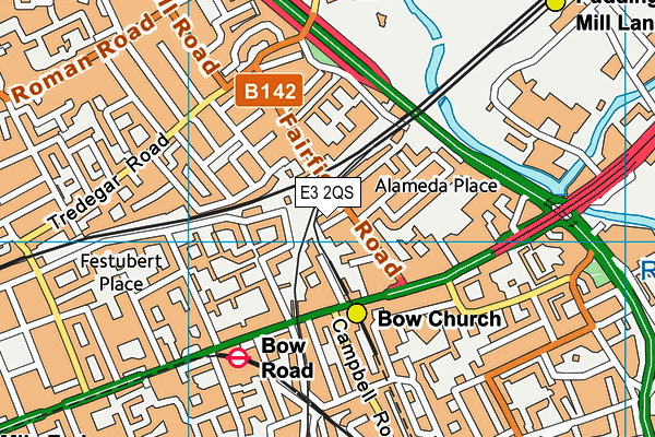 E3 2QS map - OS VectorMap District (Ordnance Survey) E3 2QS map - OS VectorMap District (Ordnance Survey)