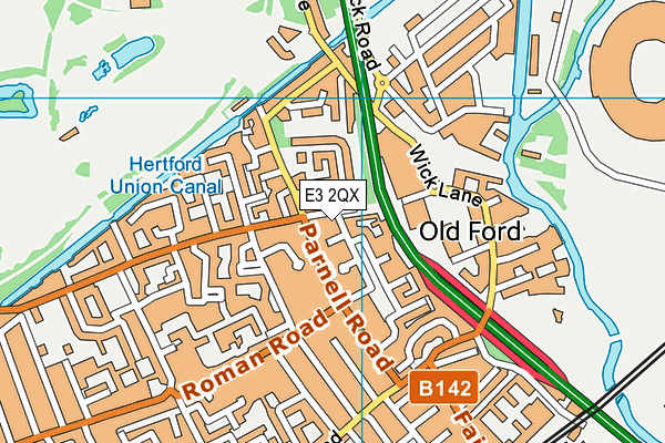 E3 2QX map - OS VectorMap District (Ordnance Survey) E3 2QX map - OS VectorMap District (Ordnance Survey)