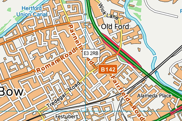 E3 2RB map - OS VectorMap District (Ordnance Survey) E3 2RB map - OS VectorMap District (Ordnance Survey)