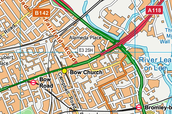 E3 2SH map - OS VectorMap District (Ordnance Survey) E3 2SH map - OS VectorMap District (Ordnance Survey)