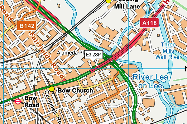 E3 2SP map - OS VectorMap District (Ordnance Survey) E3 2SP map - OS VectorMap District (Ordnance Survey)
