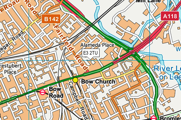 E3 2TU map - OS VectorMap District (Ordnance Survey) E3 2TU map - OS VectorMap District (Ordnance Survey)