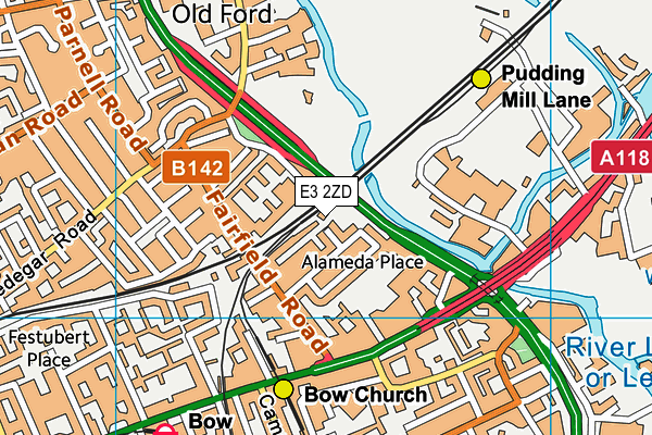 E3 2ZD map - OS VectorMap District (Ordnance Survey) E3 2ZD map - OS VectorMap District (Ordnance Survey)