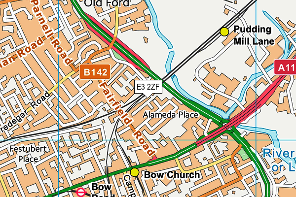 E3 2ZF map - OS VectorMap District (Ordnance Survey) E3 2ZF map - OS VectorMap District (Ordnance Survey)