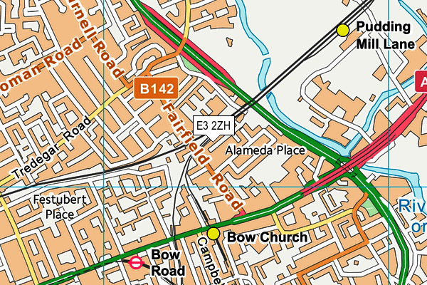 E3 2ZH map - OS VectorMap District (Ordnance Survey) E3 2ZH map - OS VectorMap District (Ordnance Survey)
