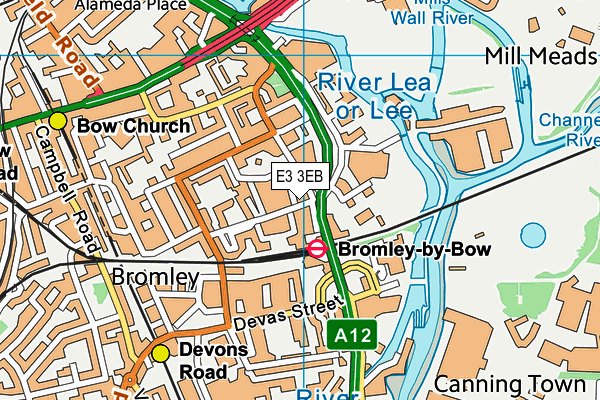 E3 3EB map - OS VectorMap District (Ordnance Survey) E3 3EB map - OS VectorMap District (Ordnance Survey)