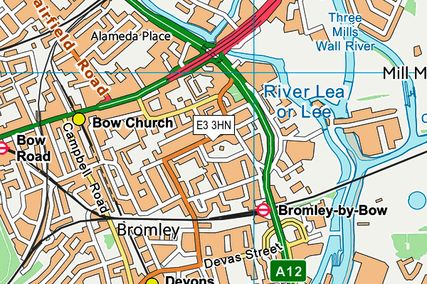 E3 3HN map - OS VectorMap District (Ordnance Survey) E3 3HN map - OS VectorMap District (Ordnance Survey)