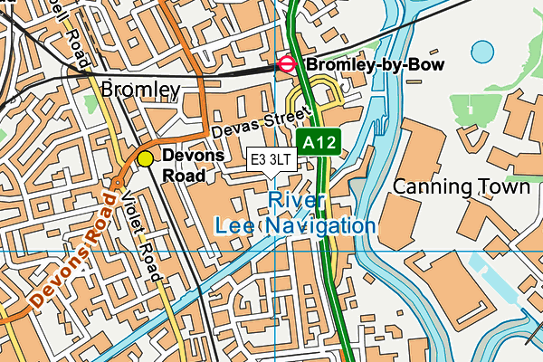 E3 3LT map - OS VectorMap District (Ordnance Survey) E3 3LT map - OS VectorMap District (Ordnance Survey)
