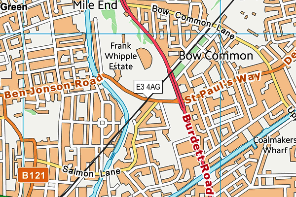 E3 4AG map - OS VectorMap District (Ordnance Survey) E3 4AG map - OS VectorMap District (Ordnance Survey)