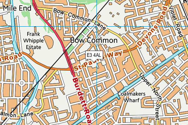E3 4AL map - OS VectorMap District (Ordnance Survey) E3 4AL map - OS VectorMap District (Ordnance Survey)