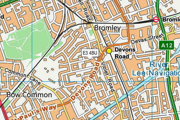 E3 4BU map - OS VectorMap District (Ordnance Survey) E3 4BU map - OS VectorMap District (Ordnance Survey)