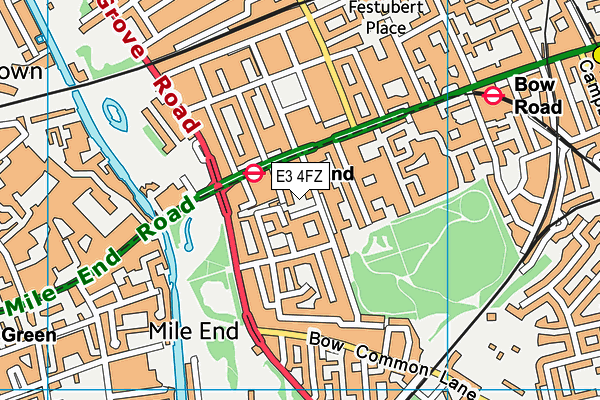 E3 4FZ map - OS VectorMap District (Ordnance Survey) E3 4FZ map - OS VectorMap District (Ordnance Survey)