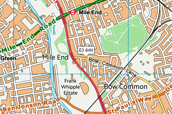 E3 4HH map - OS VectorMap District (Ordnance Survey) E3 4HH map - OS VectorMap District (Ordnance Survey)