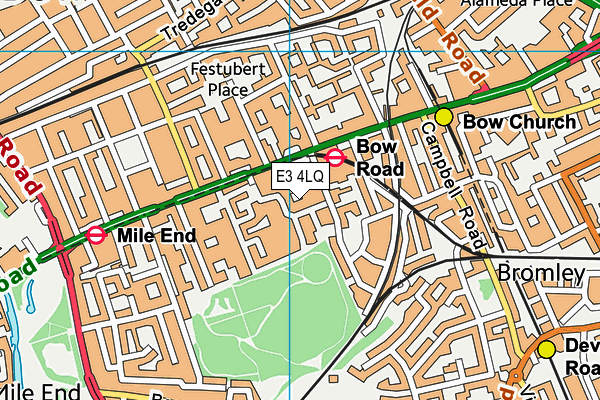 E3 4LQ map - OS VectorMap District (Ordnance Survey) E3 4LQ map - OS VectorMap District (Ordnance Survey)